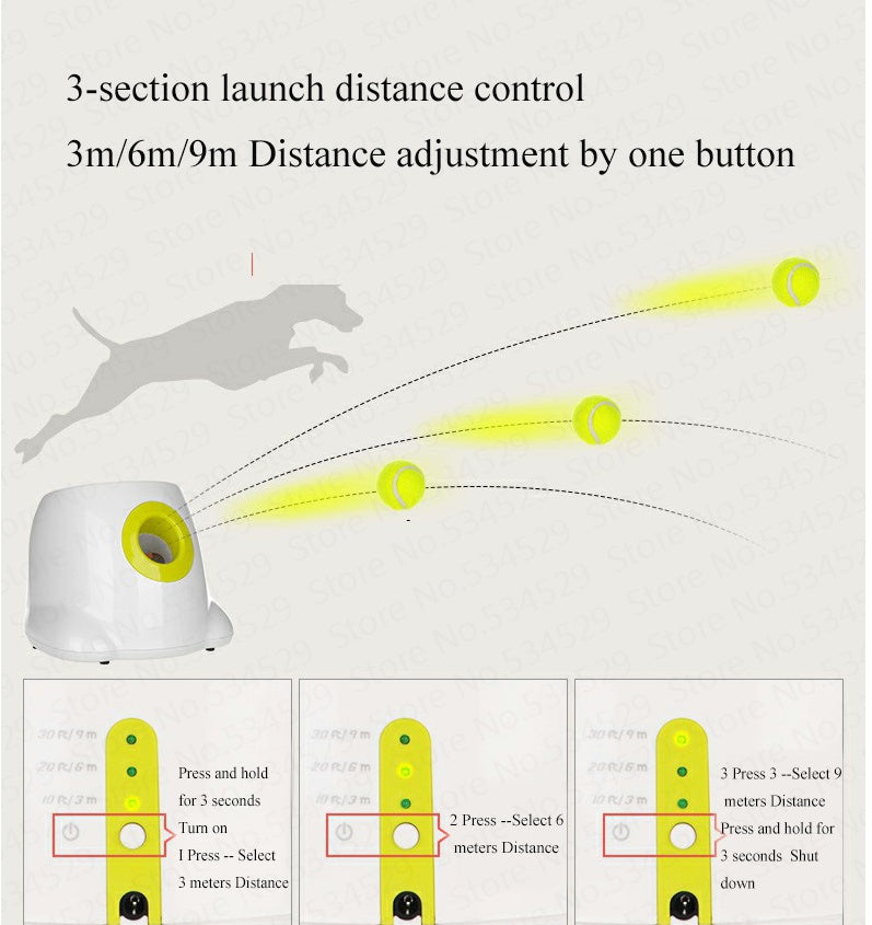 Pet Automatic Interactive Ball Launcher