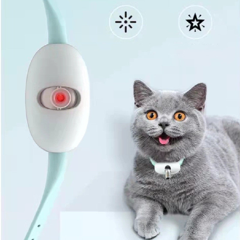 Automatic Cat Toy Smart Laser Teasing Cat Collar Electric