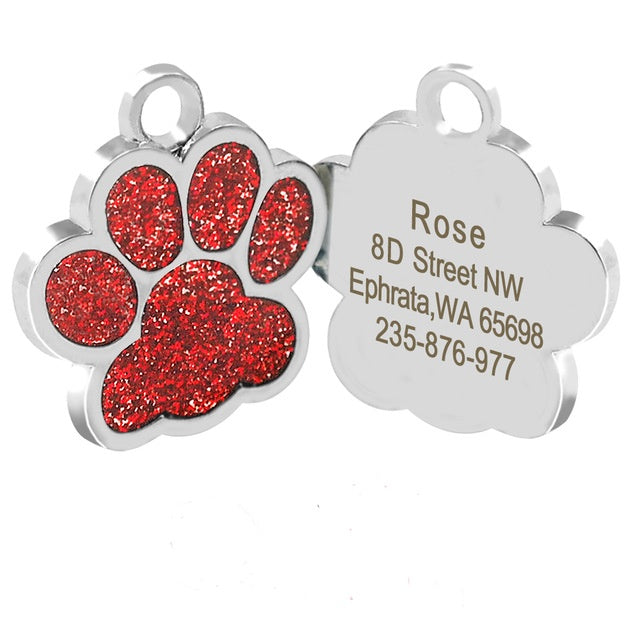 Personalized Dog Tags Engraved Cat Puppy Pet ID Name Collar