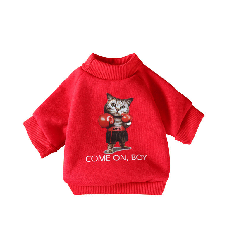 Small Dog Clothing Teddy Cartoon Sweater