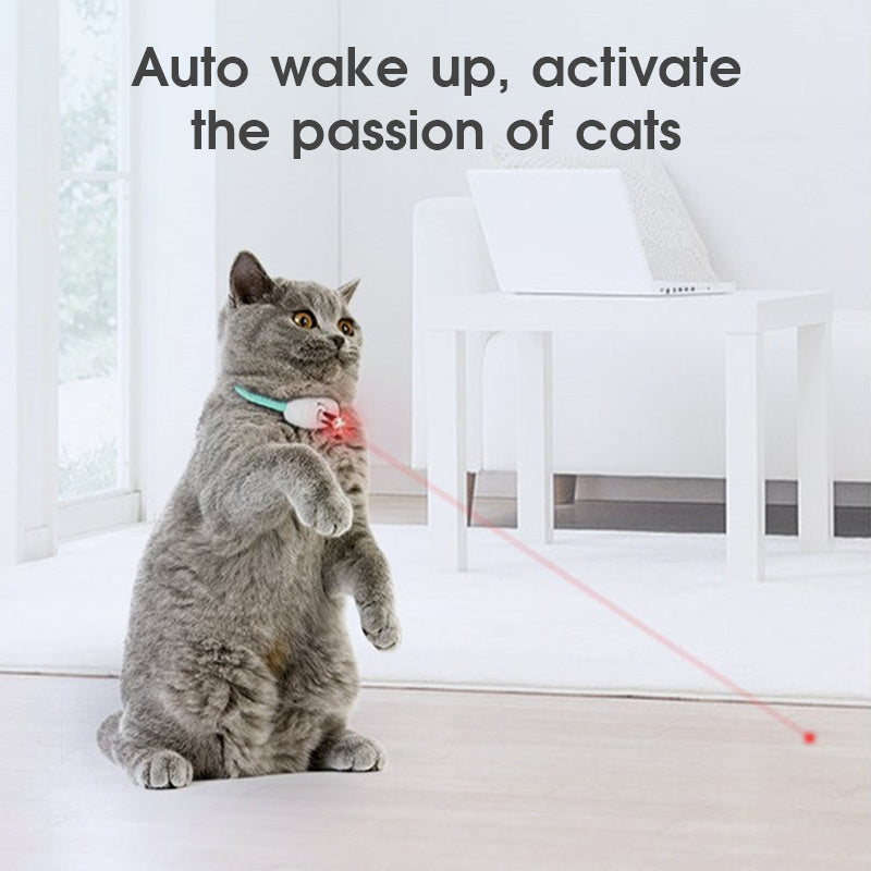 Automatic Cat Toy Smart Laser Teasing Cat Collar Electric