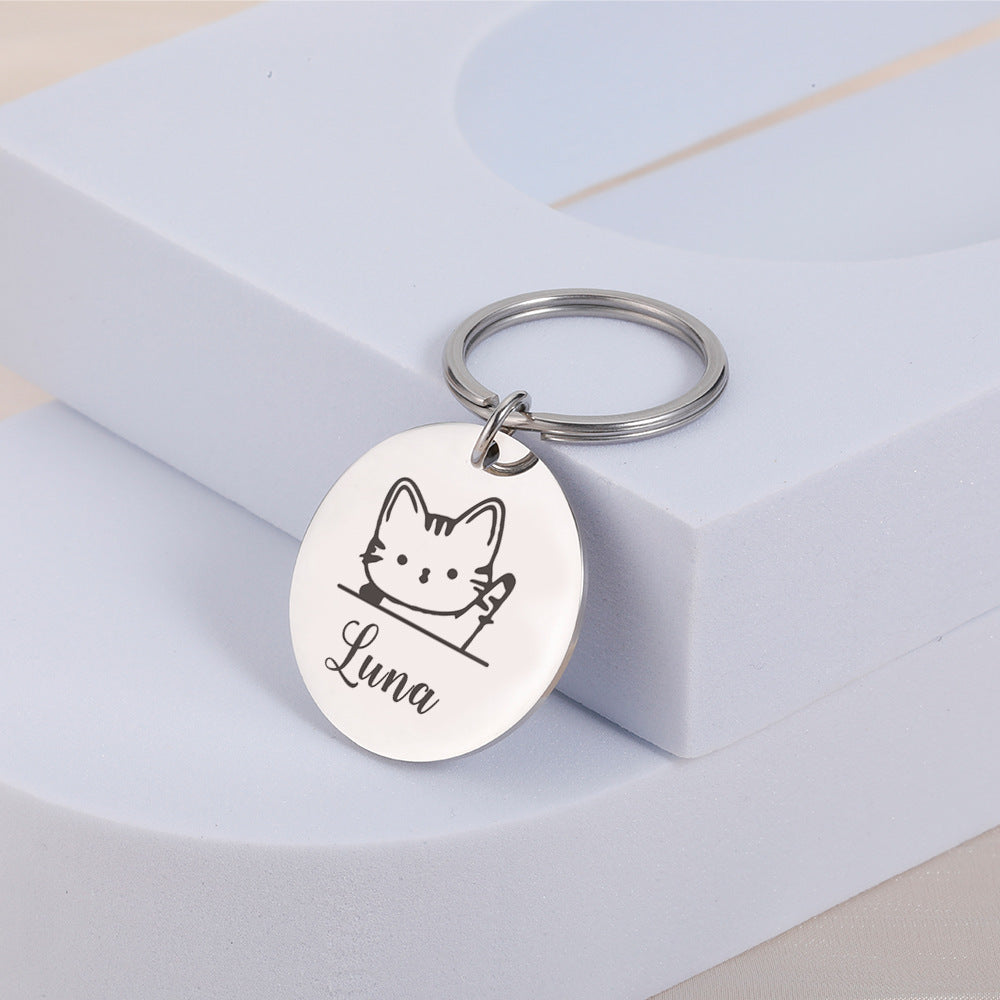 Personalized Pet Id Tags Medal Customized Dog Collar With Name Number