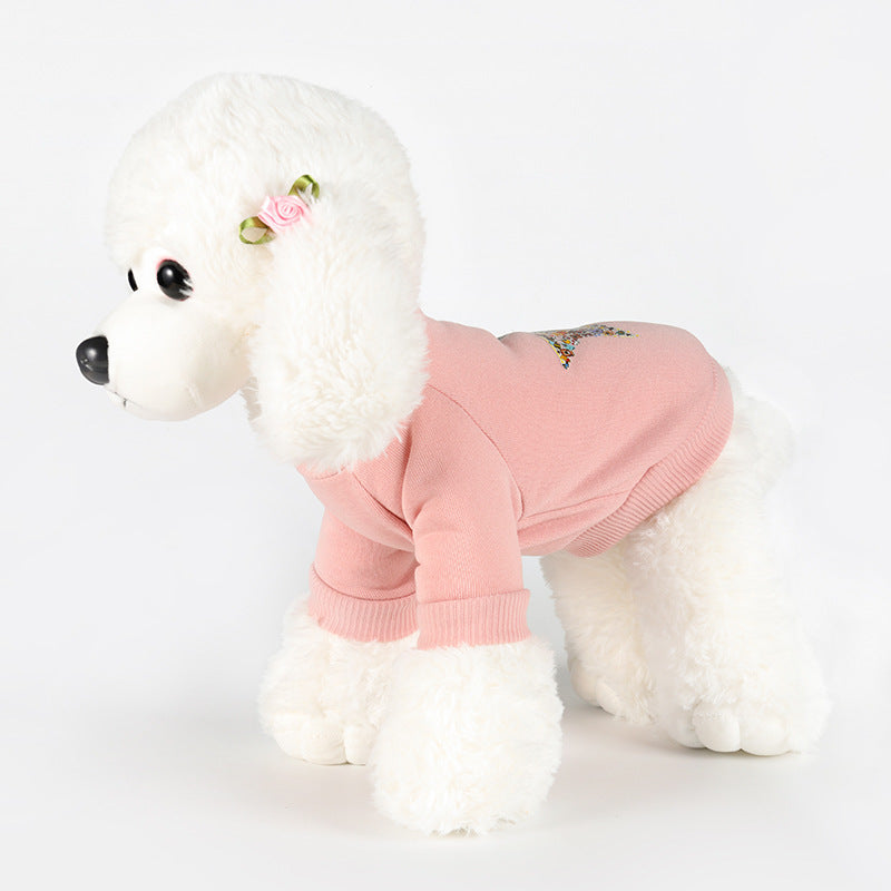 Small Dog Clothing Teddy Cartoon Sweater